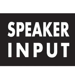 speaker input icon